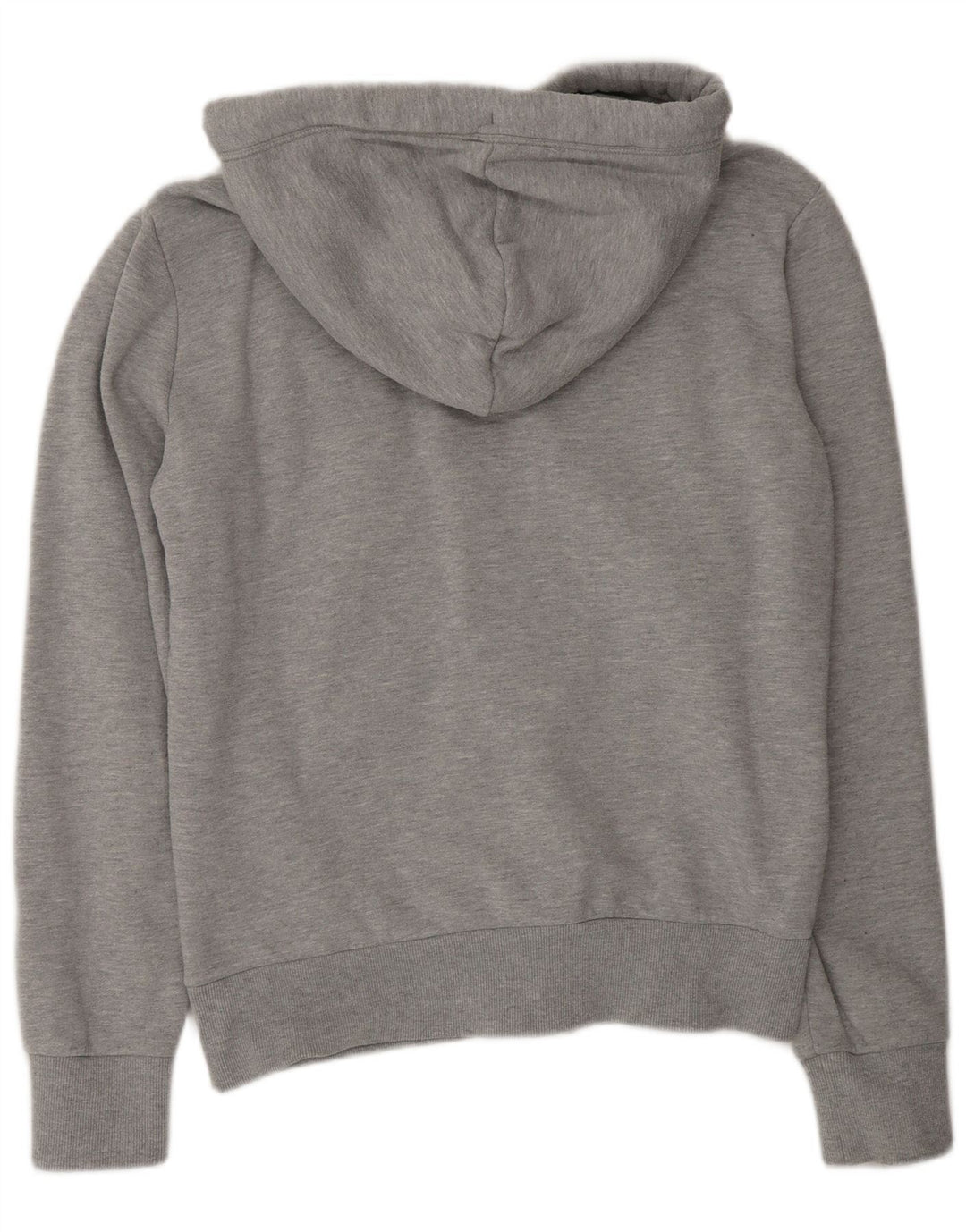 Męski sweter z kapturem i zamkiem Superdry, średnioszary, bawełniany