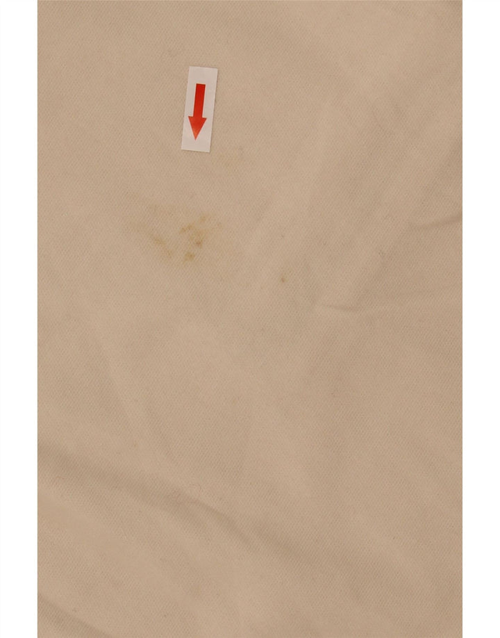 Męski sweter z golfem Zara, mały, z białej bawełny