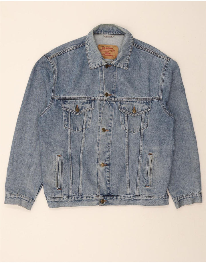 WAMPUM Mens Denim Jacket UK 38 Medium Blue Vintage Wampum and Second-Hand Wampum from Messina Hembry 