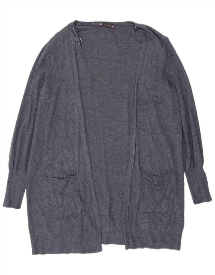 Marks & Spencer Damski sweter oversize UK 12, średni niebieski