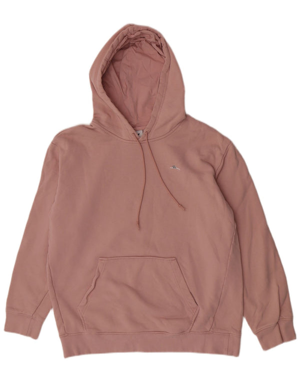 Damska bluza z kapturem Adidas UK 14, duża, różowa bawełna