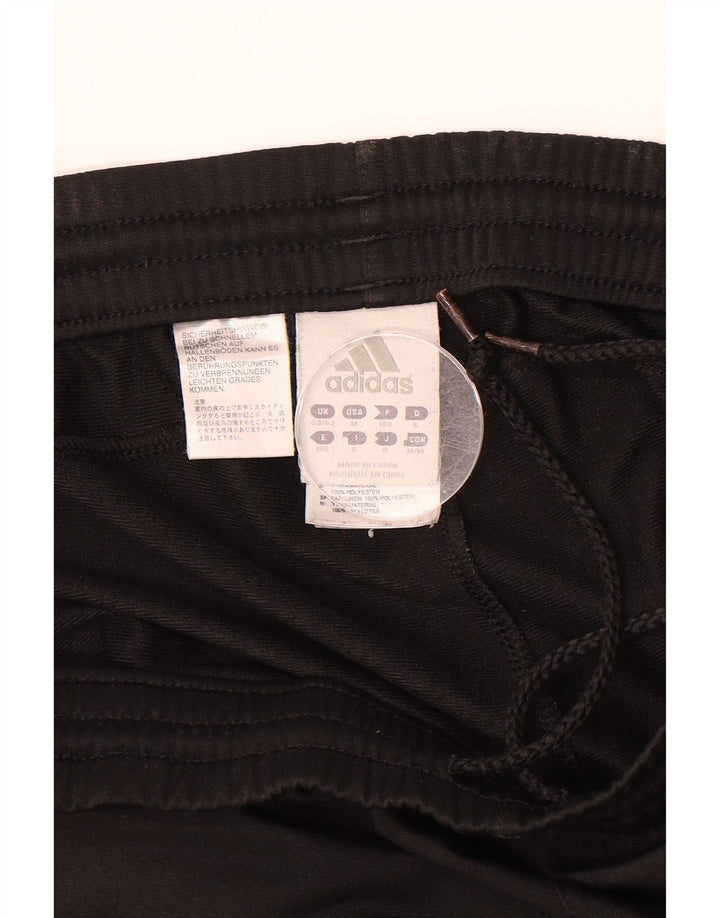 ADIDAS Mens Tracksuit Trousers UK 40/42 Medium Black Polyester Vintage Adidas and Second-Hand Adidas from Messina Hembry 