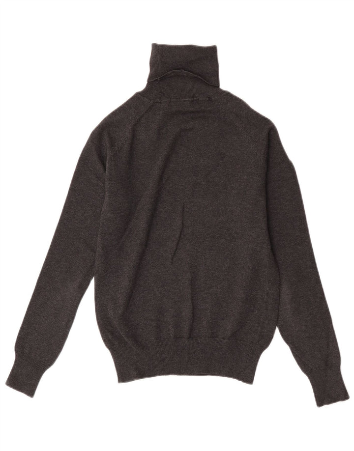 Sweter damski Zara z golfem UK 10, mały, szary, bawełniany