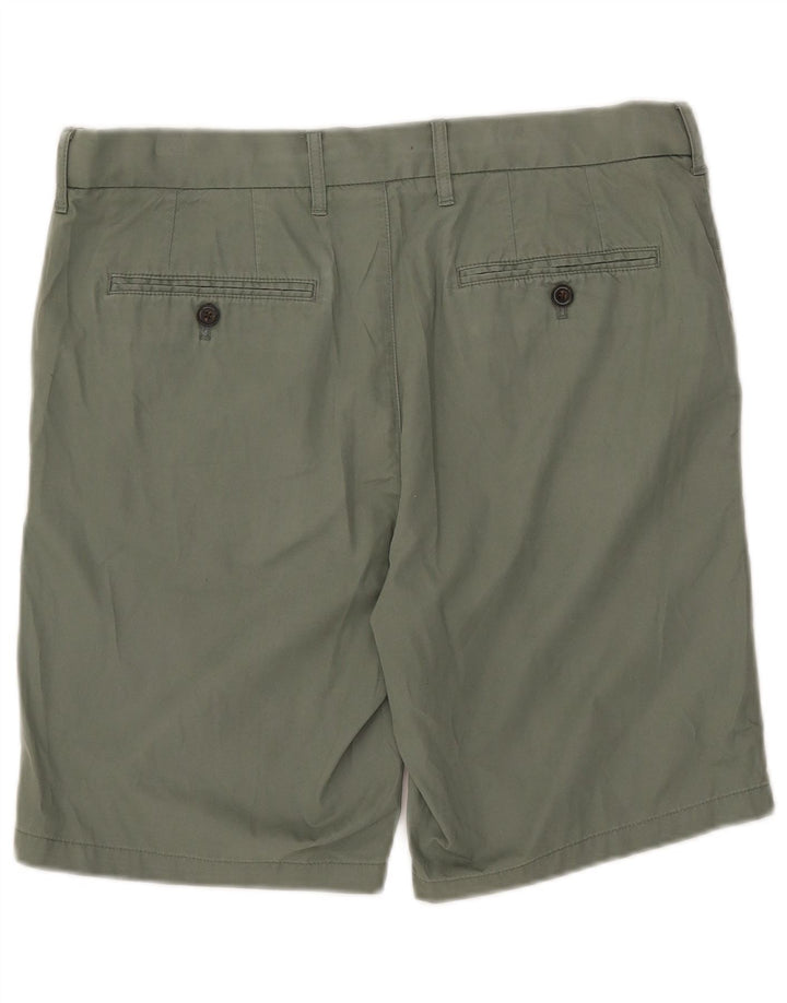 Męskie spodenki Chino Marks & Spencer W34, duże, zielone, bawełniane
