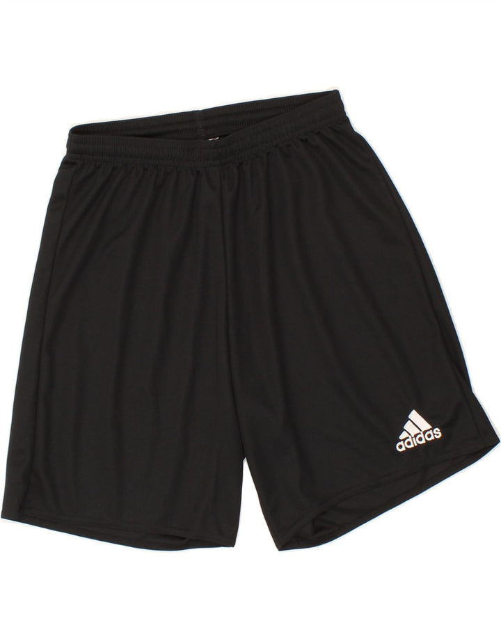 ADIDAS Boys Sport Shorts 9-10 Years Small Black Vintage Adidas and Second-Hand Adidas from Messina Hembry 