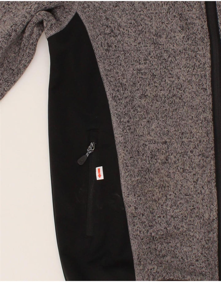 HAKRO Mens Tracksuit Top Jacket Small Grey Colourblock Polyester Vintage Hakro and Second-Hand Hakro from Messina Hembry 