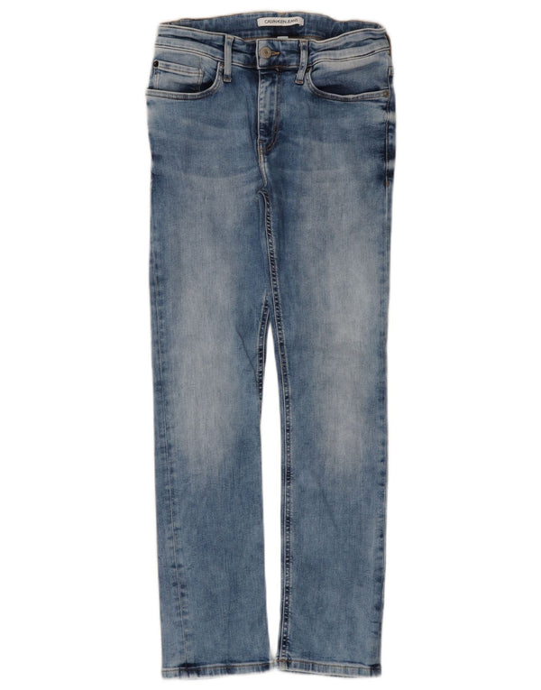 Dżinsy Calvin Klein Dziewczęce Slim Jeans 11-12 lat W25 L26 Niebieska bawełna