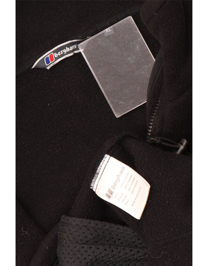 Męska kurtka polarowa BERGHAUS UK 42 XL, czarna, poliester