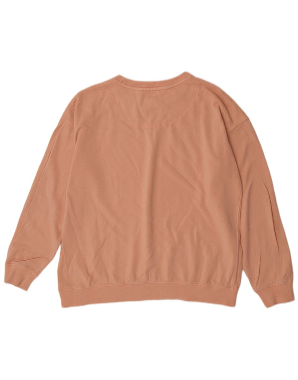 Bluza damska Fat Face Jumper UK 14, duża, różowa bawełna