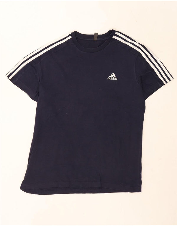 Adidas Męska Koszulka Top XL Granatowa Bawełna