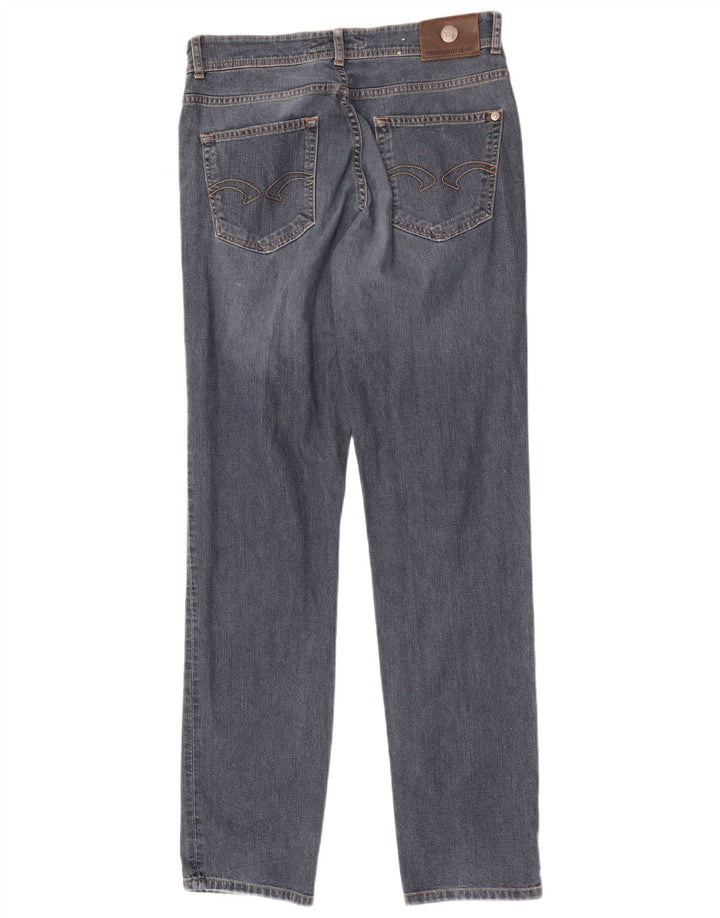 Męskie proste dżinsy Trussardi W32 L34 niebieskie