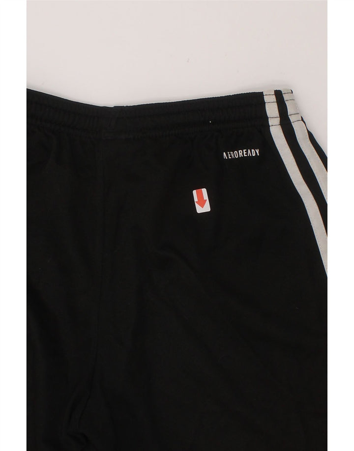 ADIDAS Boys Sport Shorts 11-12 Years  Black Polyester Vintage Adidas and Second-Hand Adidas from Messina Hembry 