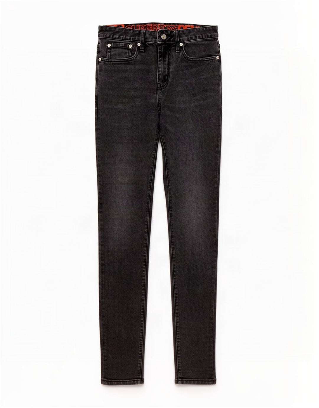 Damskie jeansy Skinny Superdry W28 L34 szare