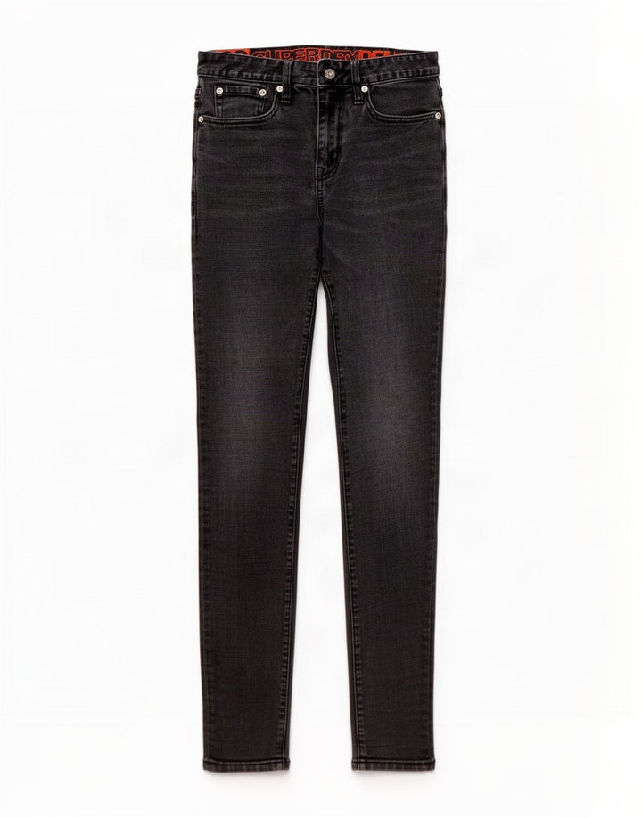Damskie jeansy Skinny Superdry W28 L34 szare