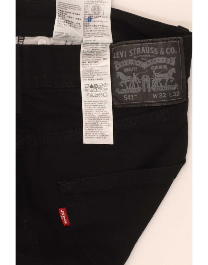 Męskie dżinsy Levi's 541 Athletic Tapered W32 L32 Czarna bawełna