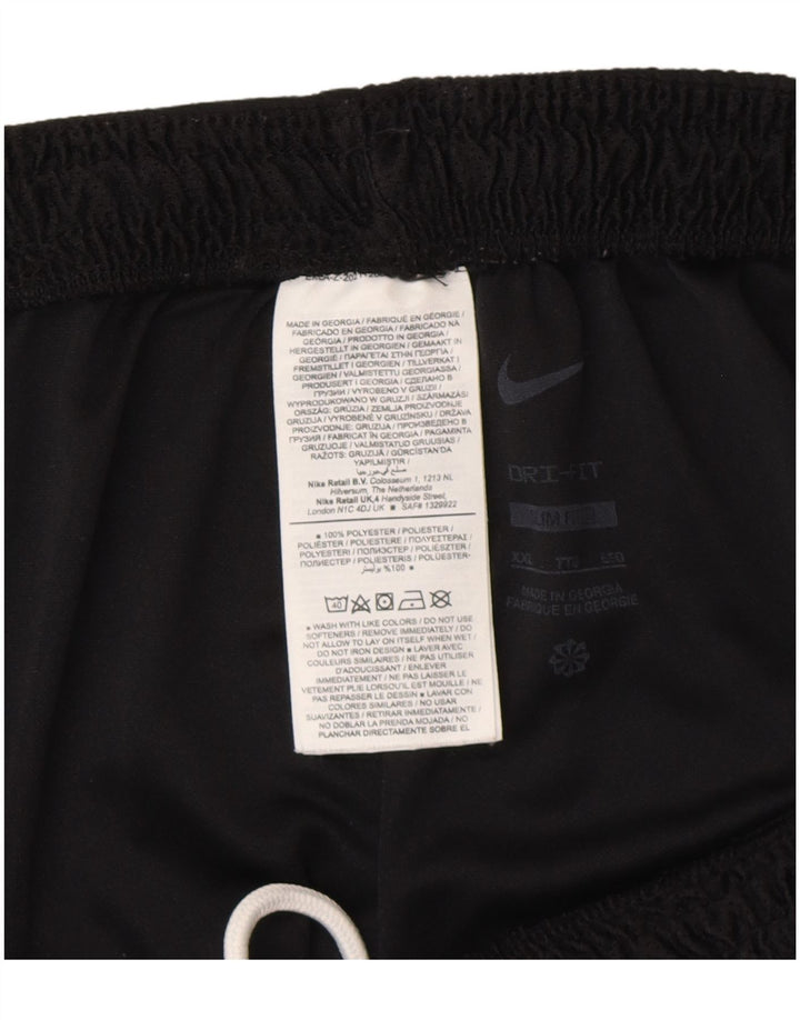 Męskie spodenki sportowe Nike Dri Fit Slim Fit 2XL, czarny poliester