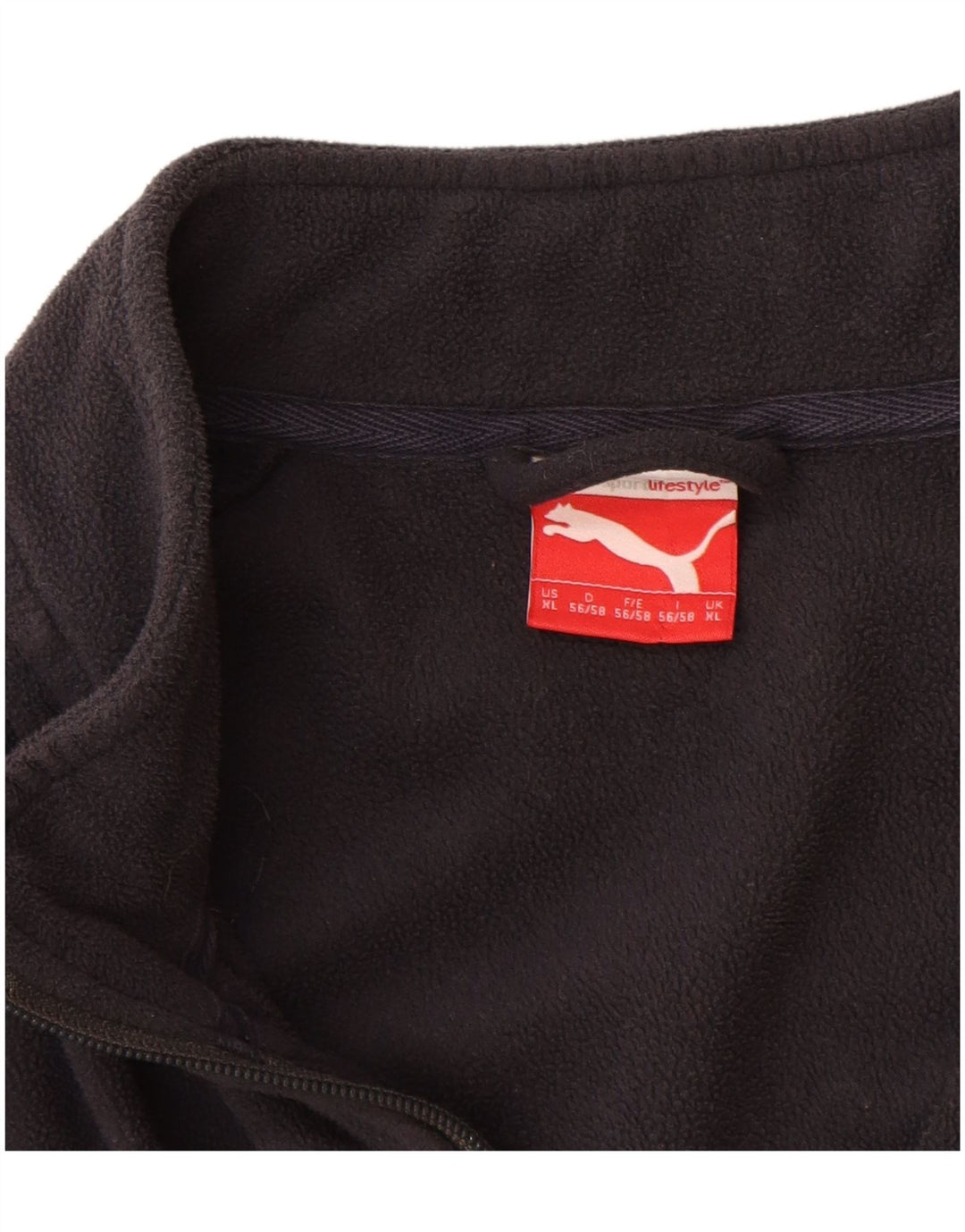 Męska kurtka polarowa Puma UK 42 XL granatowa