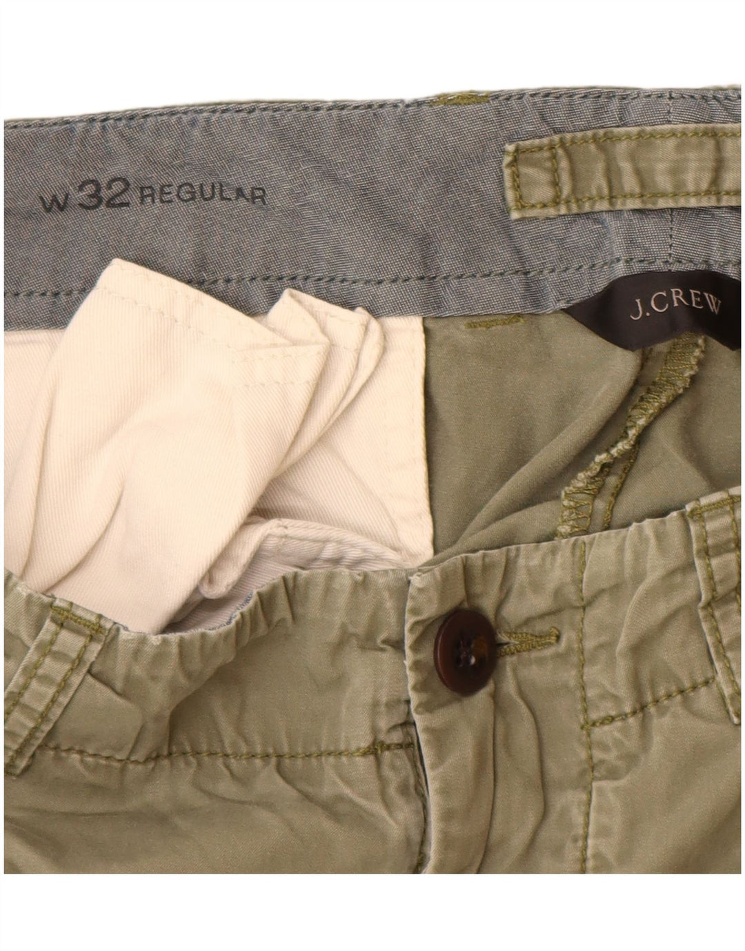 Męskie spodnie chino J. CREW Joggers W32 L27 Bawełna khaki