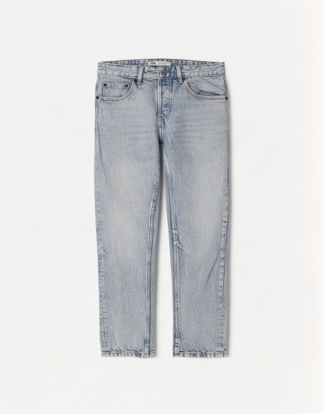 Męskie jeansy Zara Cropped EU 30 Small W30 L26 Niebieskie bawełniane