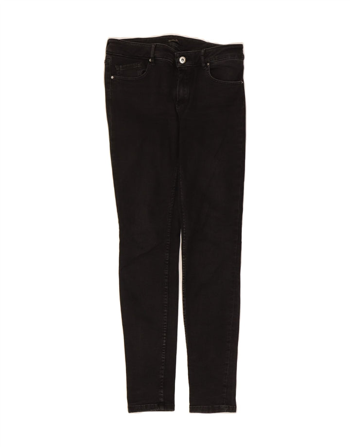 MASSIMO DUTTI Womens Skinny Jeans EU 40 Medium W30 L29 Black Cotton Vintage Massimo Dutti and Second-Hand Massimo Dutti from Messina Hembry 