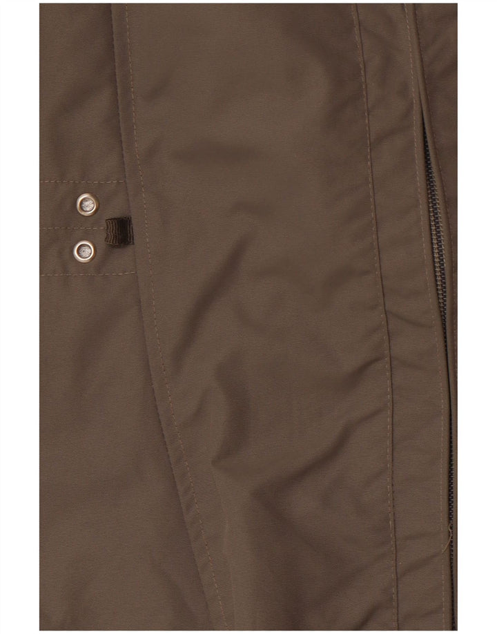 Damska kurtka przeciwdeszczowa z kapturem BRUGI UK 18 XL Szary poliamid