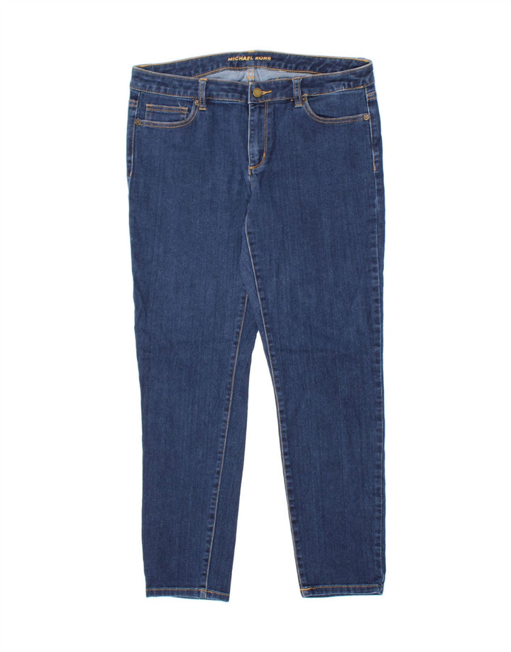 MICHAEL KORS Womens Slim Jeans US 8 Medium W30 L29 Blue Cotton Vintage Michael Kors and Second-Hand Michael Kors from Messina Hembry 