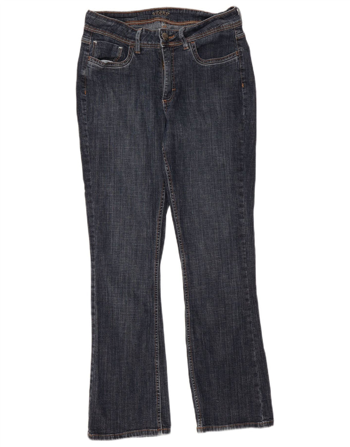 Damskie jeansy Lee Riders Bootcut US 12 Large W30 L30 Granatowa bawełna