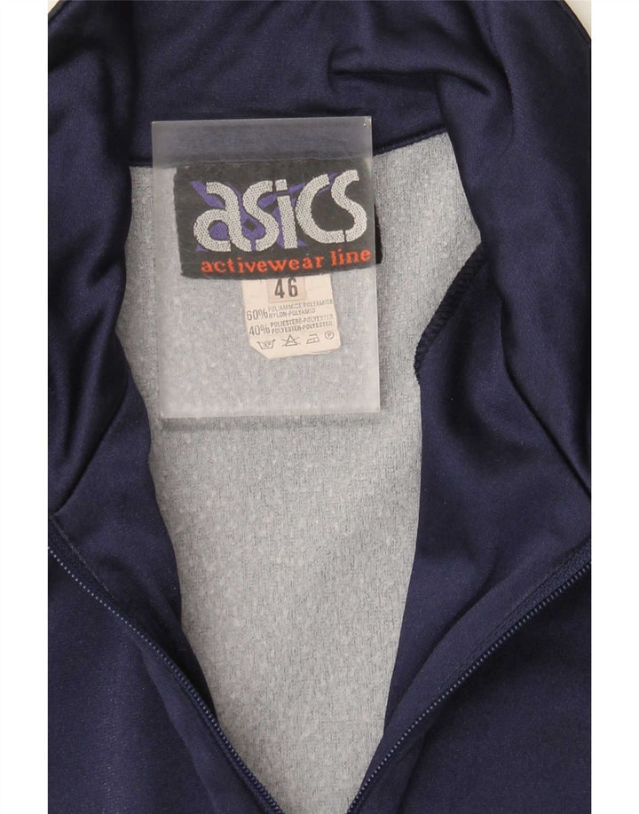 Męska kurtka dresowa Asics Graphic IT 46 Mały granatowy blok kolorów