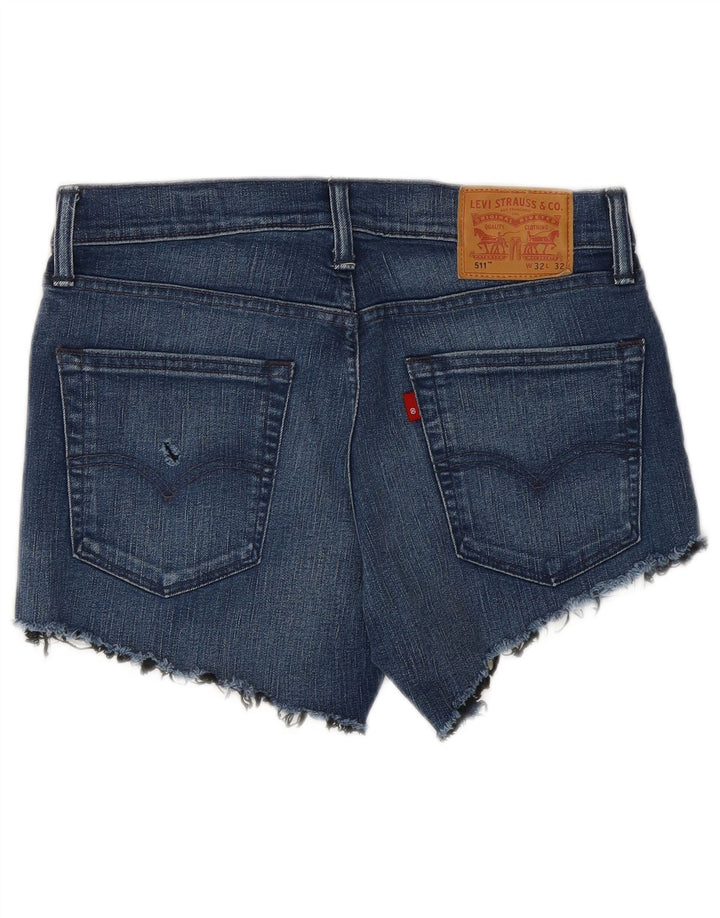 Damskie spodenki jeansowe LEVI'S 511 W32, duże, niebieskie, bawełniane