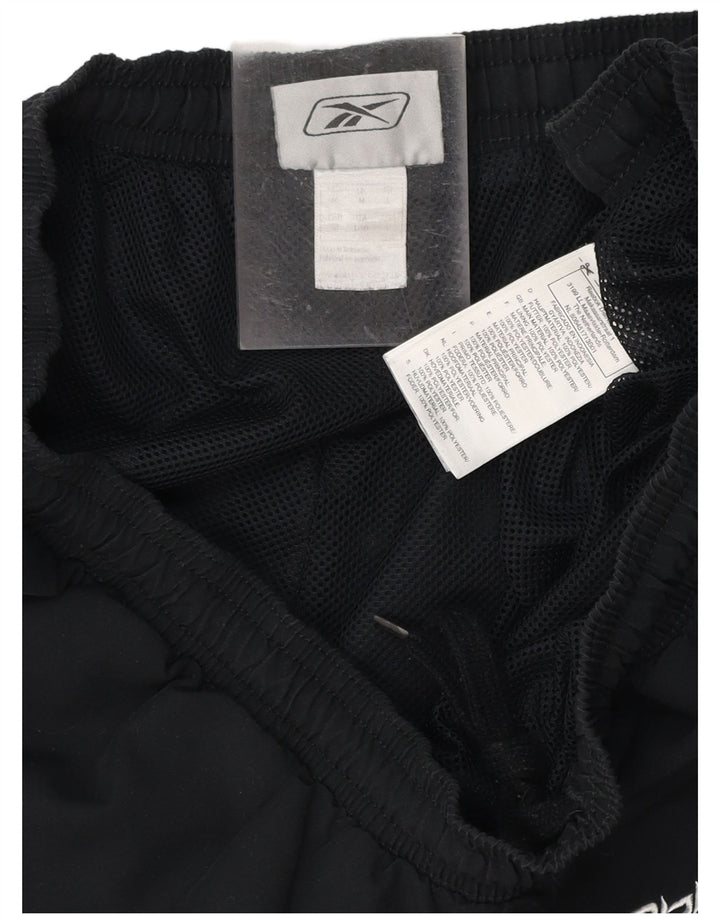 Męskie spodenki sportowe REEBOK z grafiką IT 50, duże, czarne, poliestrowe