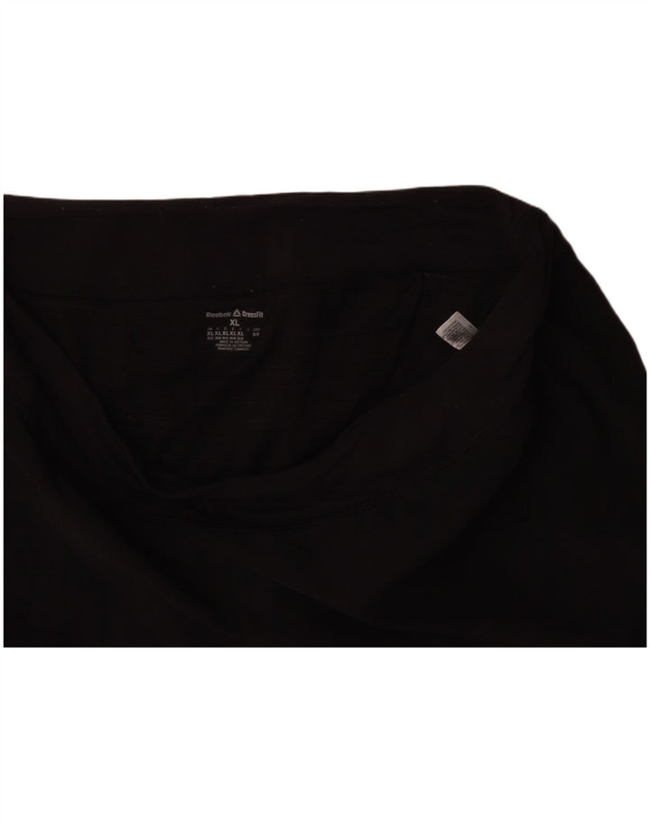 Damskie spodenki sportowe REEBOK UK 20/22 XL, czarny poliester