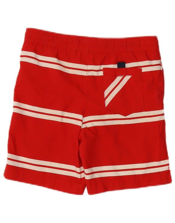 Chłopięce spodenki kąpielowe Tommy Hilfiger z grafiką 5-6 lat w czerwone paski