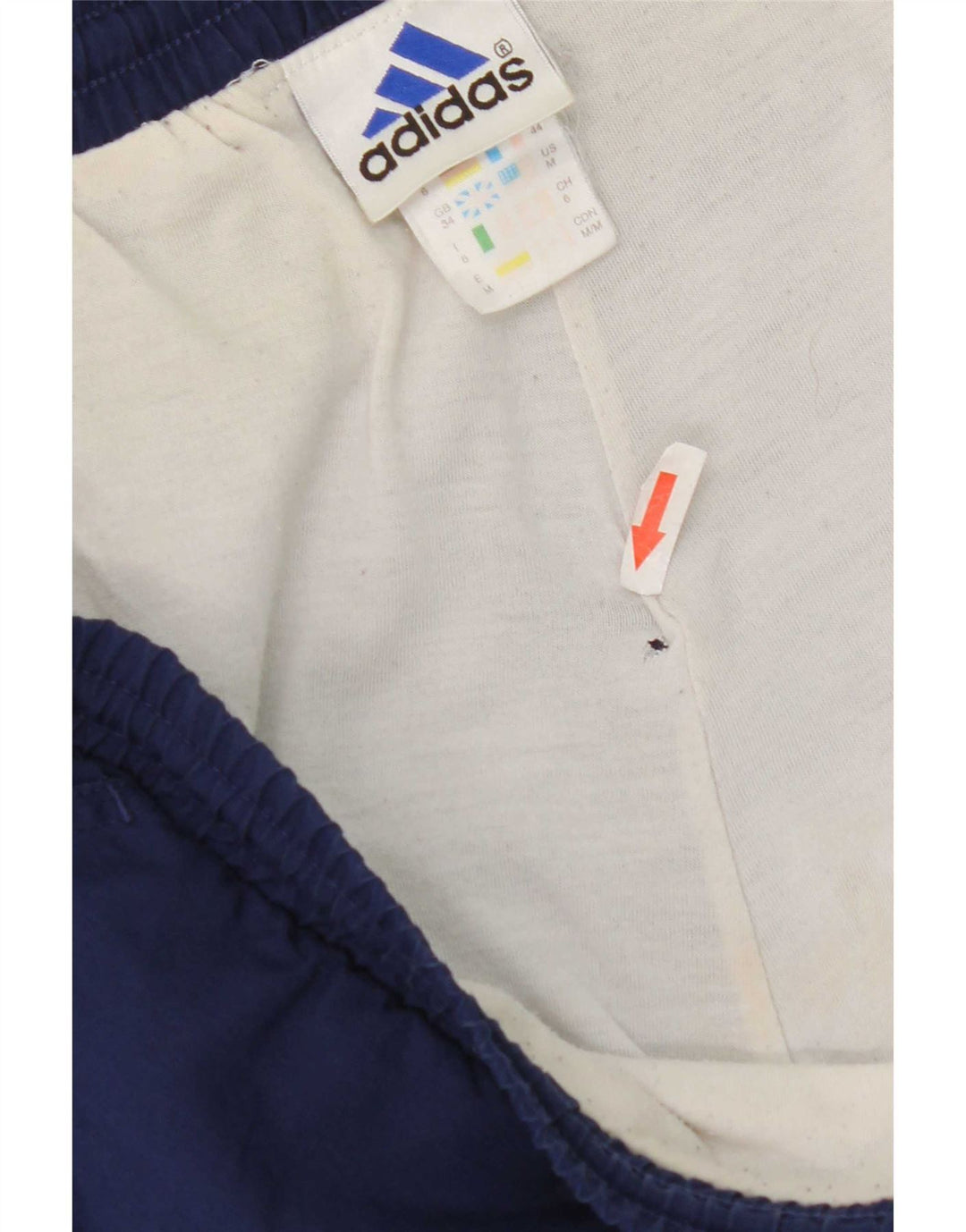 Męskie spodnie dresowe Adidas XL granatowe, poliestrowe