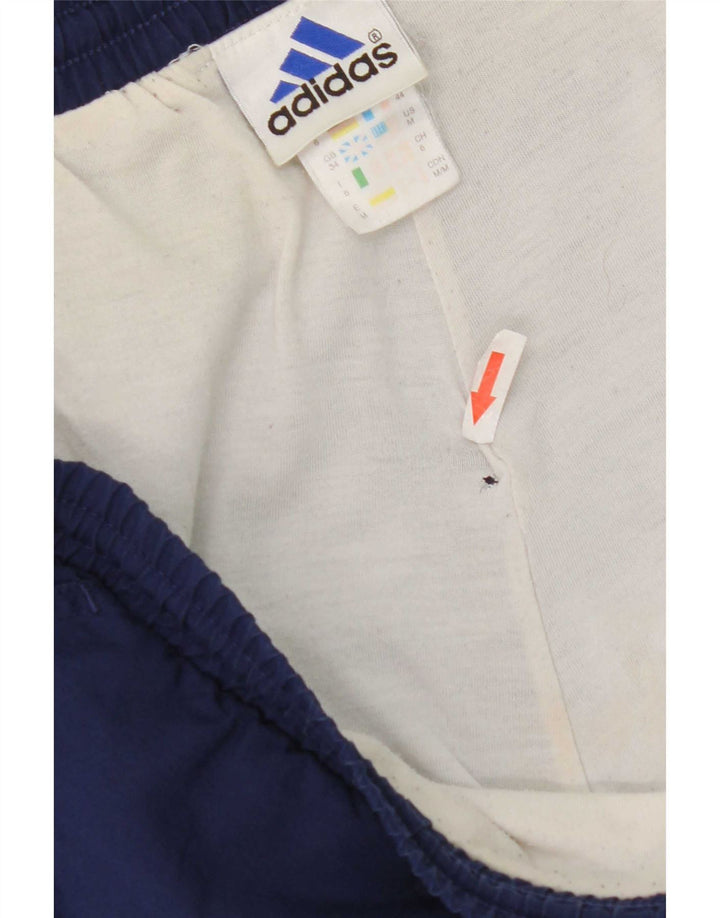 Męskie spodnie dresowe Adidas XL granatowe, poliestrowe