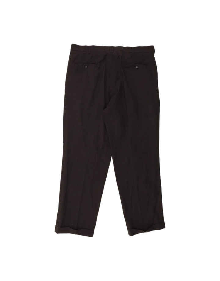 DOCKERS Mens Pegged Suit Trousers W38 L32 Grey Polyester