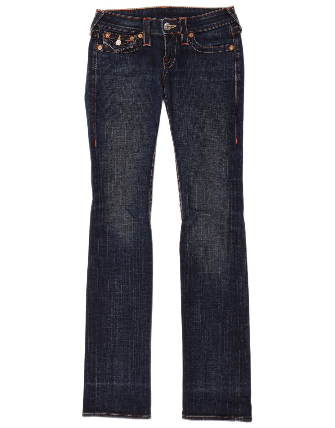 Damskie jeansy True Religion Bootcut W24 L33 Niebieskie bawełniane