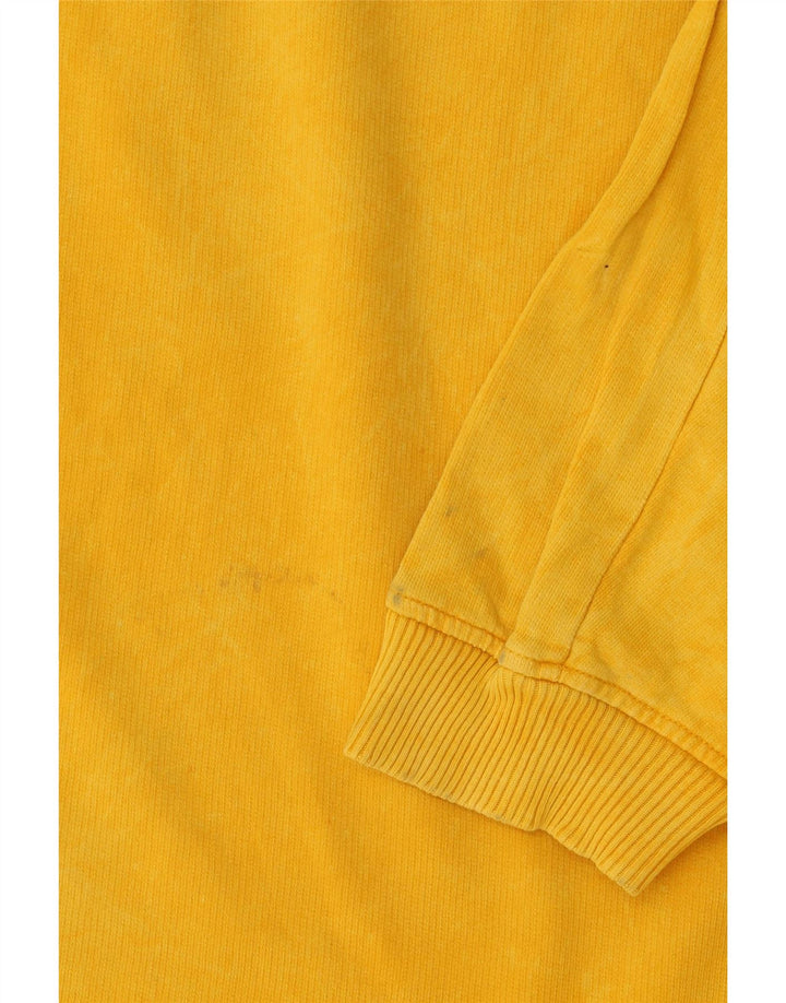 Damski sweter oversize Zara UK 10, mały, żółty, bawełniany