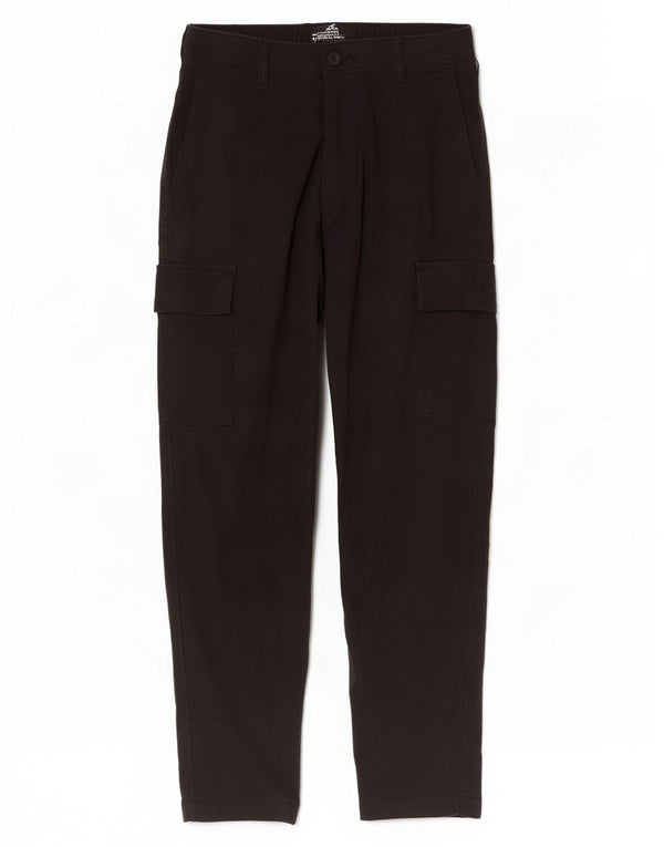 Damskie spodnie cargo Hollister XS W28 L28, czarne, bawełniane