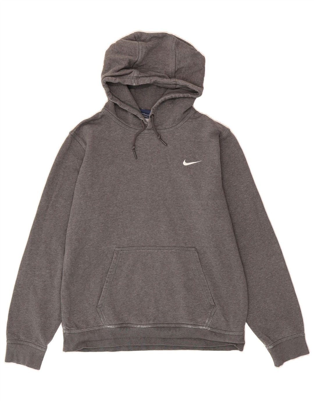 NIKE Mens Hoodie Jumper Large Grey Cotton Vintage Nike and Second-Hand Nike from Messina Hembry 