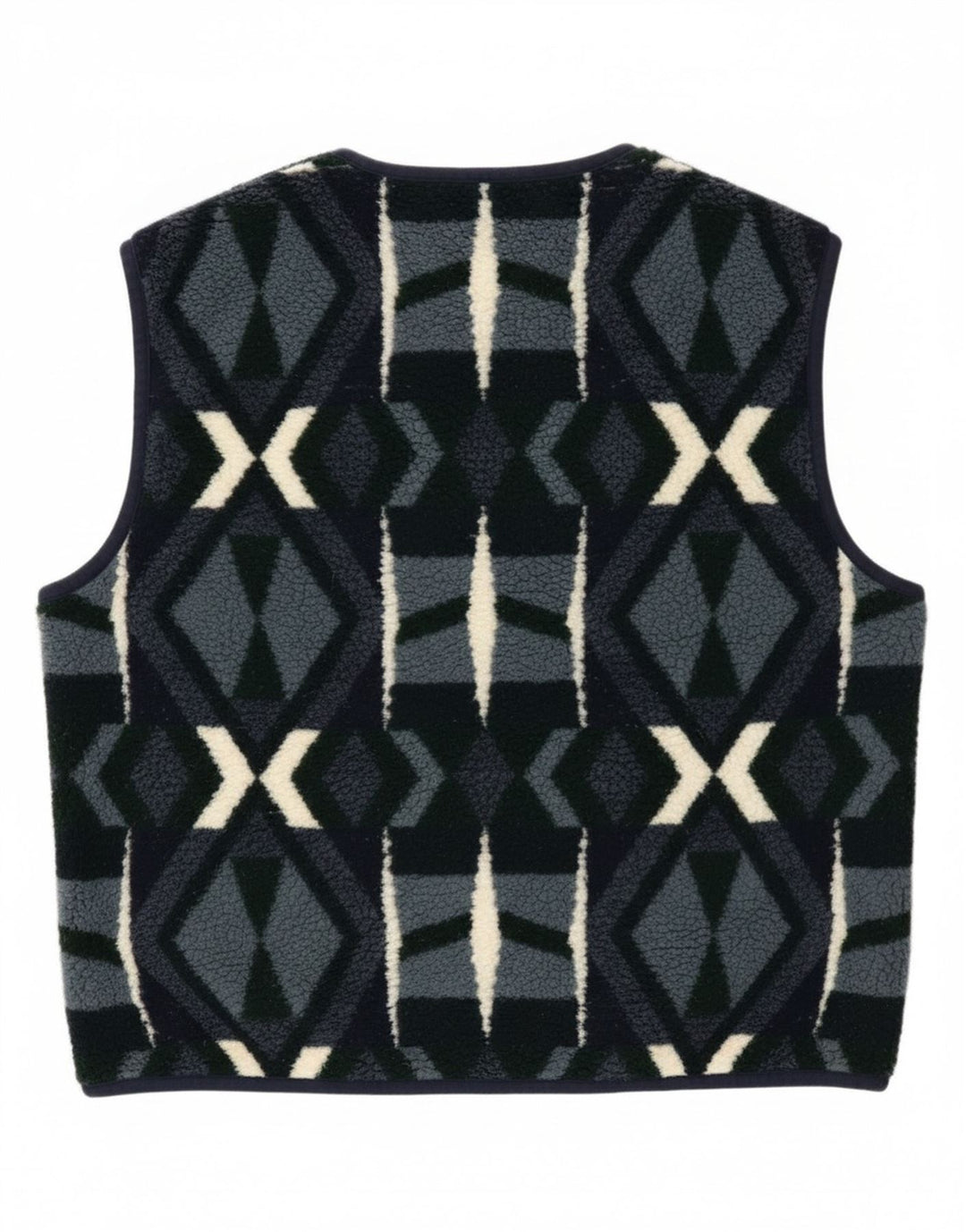 Męska kamizelka polarowa Campagnolo UK 38 Średni granatowy geometryczny poliester