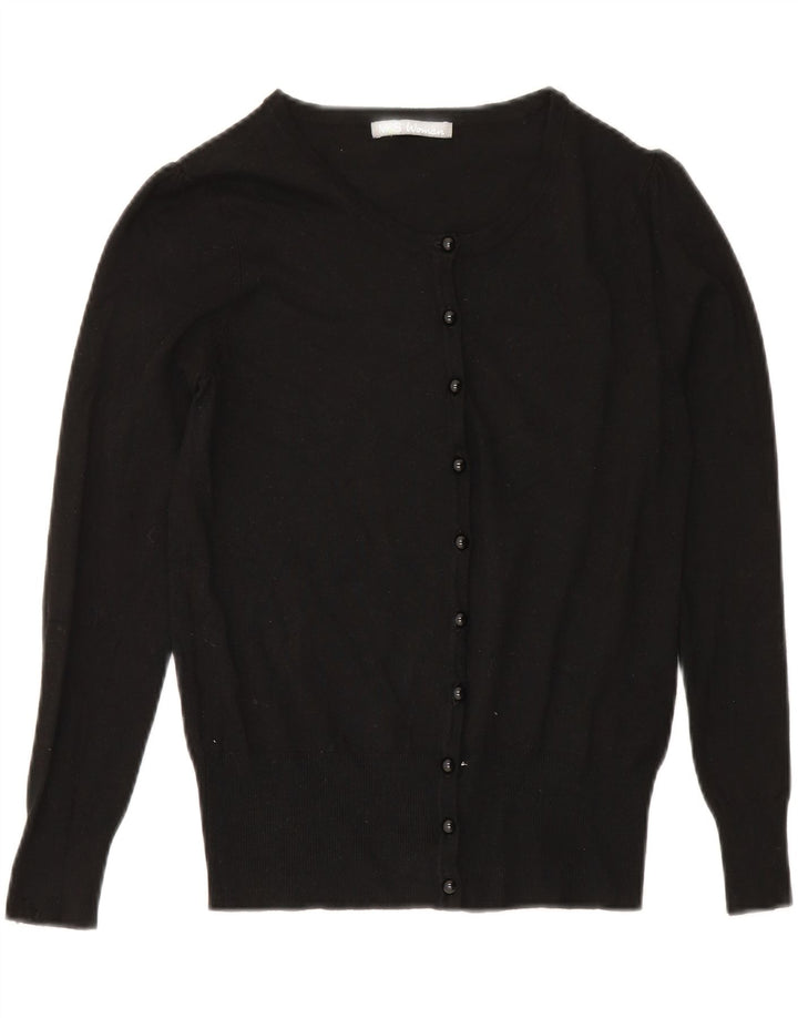 Marks & Spencer Damski sweter kardigan UK 10 Small, czarna wiskoza
