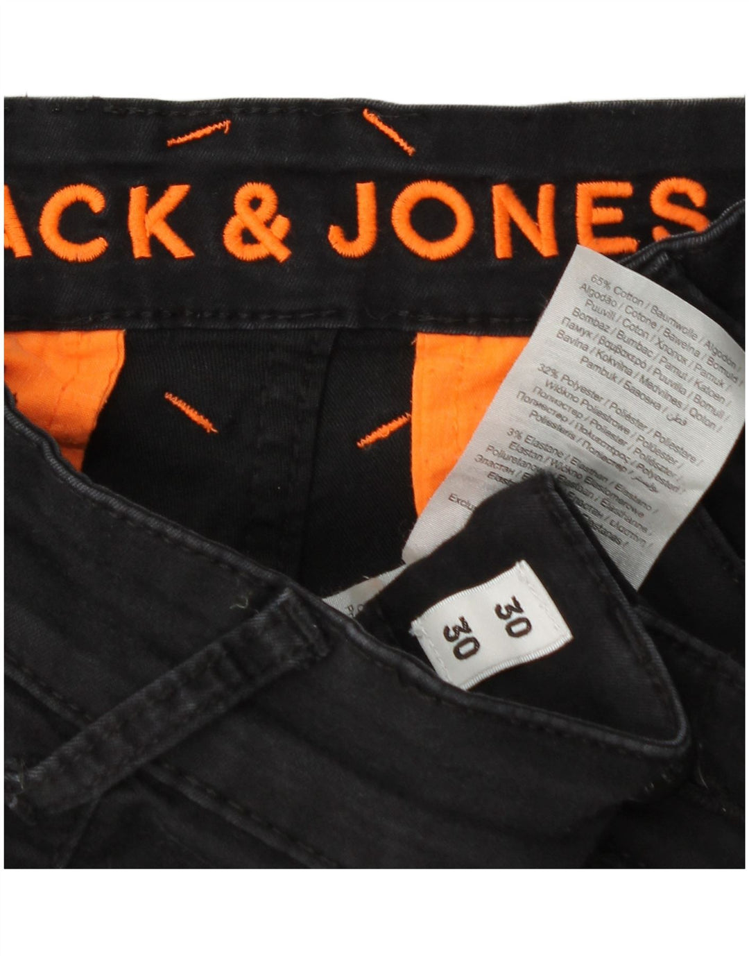 Męskie spodnie cargo Jack & Jones W30 L25 Szara bawełna