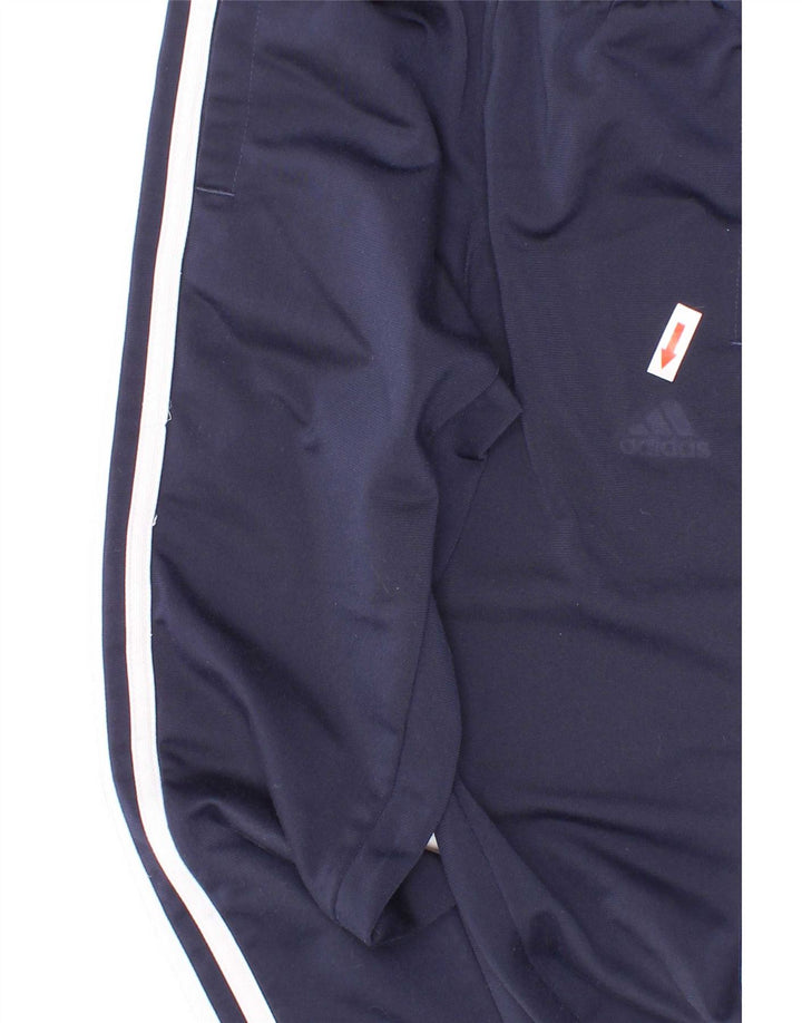 Chłopięce spodnie dresowe Adidas Aeroready 7-8 lat, granatowe, poliestrowe