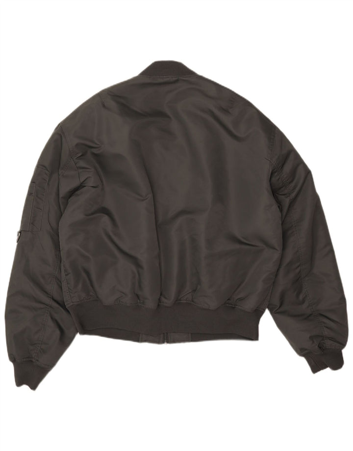 Męska kurtka bomberka ZARA UK 40, duża, szary poliester