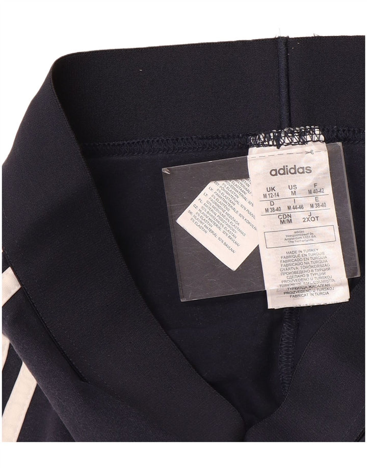 Legginsy damskie Adidas UK 12/14 Średni granatowy, bawełniany