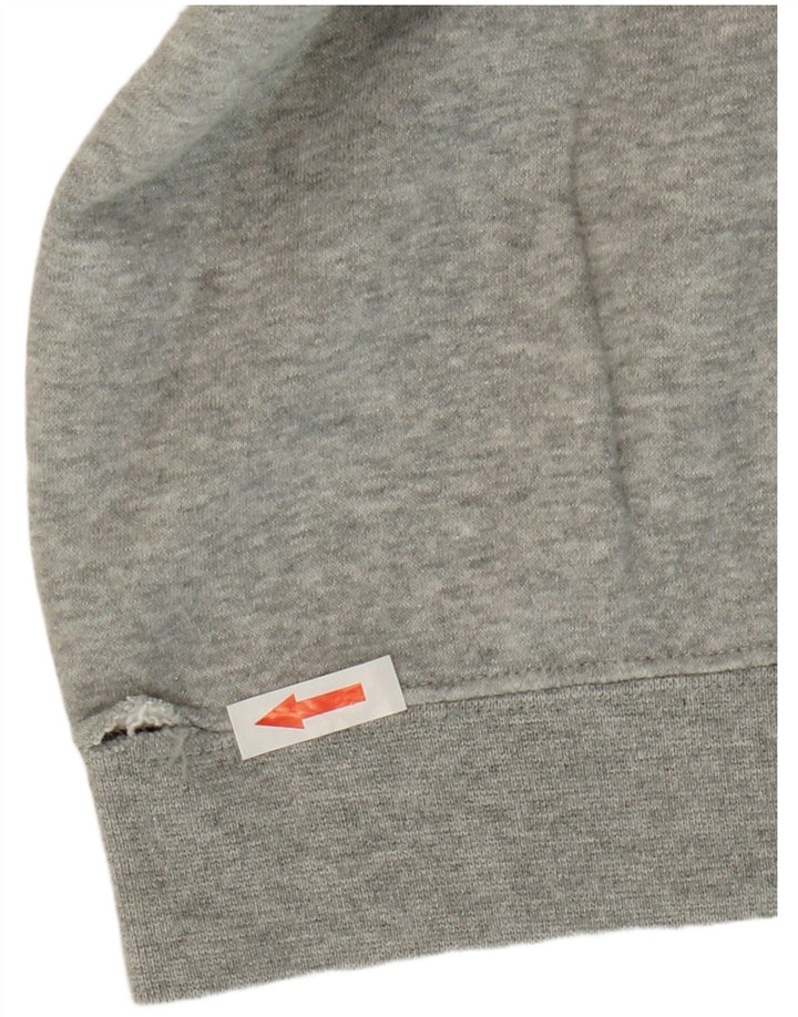 Damski sweter z kapturem Nike UK 14, średnioszary, bawełniany