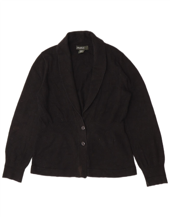 Sweter damski Eddie Bauer UK 14, średni czarny bawełniany