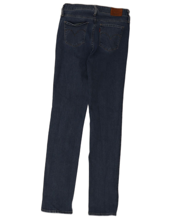 Damskie jeansy Levi's 712 Slim W28 L32 Niebieskie bawełniane