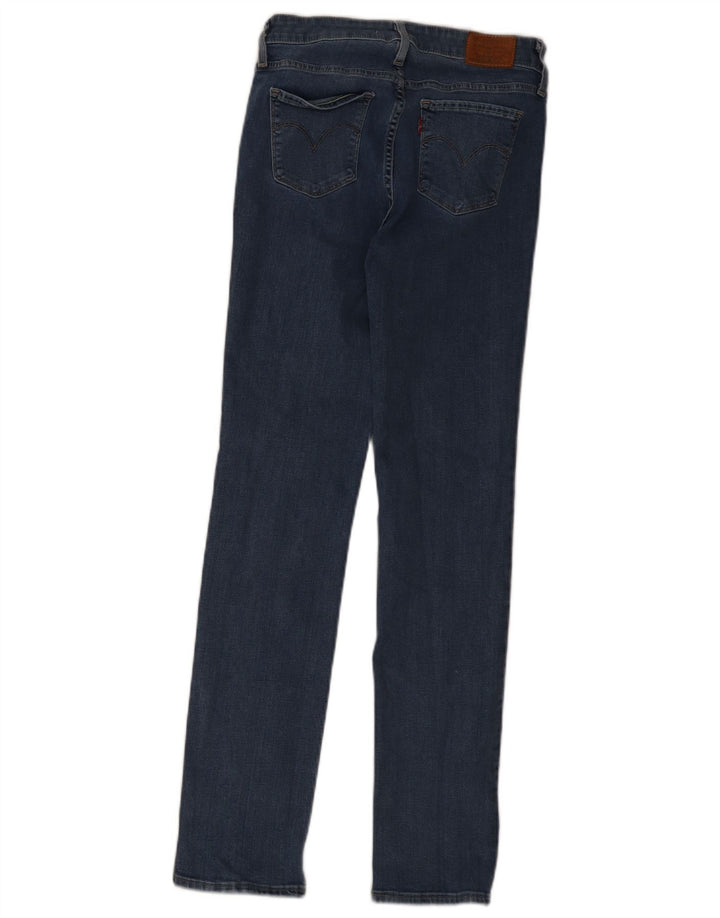 Damskie jeansy Levi's 712 Slim W28 L32 Niebieskie bawełniane