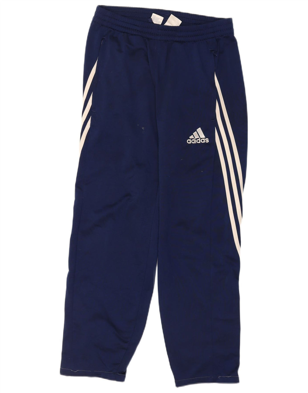 Męskie spodnie dresowe Adidas, małe, granatowe, poliestrowe